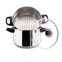 Paula Deen Signature Stainless Steel 3-Quart Stack and Steamer