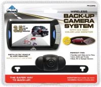 Peak PKC0RB Wireless Back-Up Camera System with 3.5-Inch LCD Color Monitor