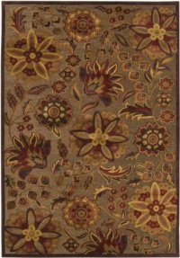 Area Rug 2x3 Rectangle Transitional Mocha Color - Surya Basilica Rug from RugPal - FREE Shipping