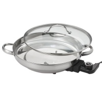 Aroma AFP-1600S Gourmet Series Stainless Steel Electric Skillet