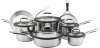 KitchenAid Gourmet Stainless Steel 12-Piece Cookware Set