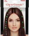 Mia Clip-n-Crystals Hair Crystals, Green, 1 Ounce