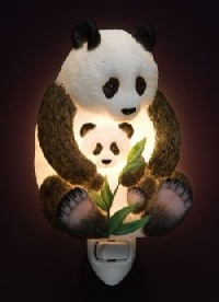 Panda Mother & Cub Nightlight Ibis & Orchid Collection