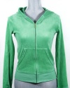 Juicy Couture Original Malachite Green Velour Zip Hoodie