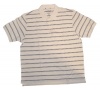 Izod Men's Short Sleeve Striped Polo Shirt (Medium)