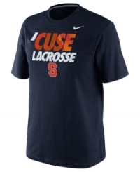 Catch this training shirt by Nike featuring the Syracuse Orange and score the winning goal!