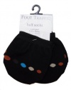 2 Pair Pack, Black Slipon Half Socks