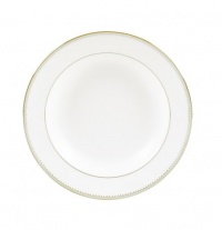 Vera Wang by Wedgwood Golden Grosgrain 9-Inch Rim Soup Plate