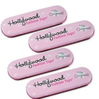 FOUR PACK - Hollywood Fashion Tape Clothing 2-Sided Tape 144-Strips w/ 4 Tins - #KitFT36