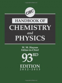 CRC Handbook of Chemistry and Physics, 93rd Edition (CRC Handbook of Chemistry & Physics)