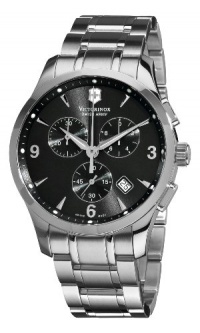 Victorinox Swiss Army Men's 241478 Alliance Black Chronograph Dial Watch