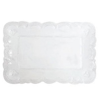 Vietri Incanto Lace Small Rectangle Platter