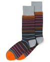 An array of fun stripes gives these cool socks from Paul Smith a jolt of energy.