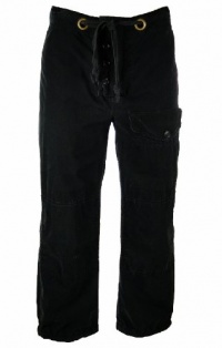 Ralph Lauren Men's Rincon Drawstring Cargo Pants Black (34W X 32L)