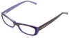 Kate Spade Berit Berit Rectangle Reading Glasses,Tortoise/Purple Fade 15,48 mm