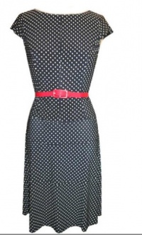 Jessica Howard Vintage Polka Dot Dress Plus Size