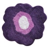 InterDesign Design Poppy Rug, Purple, 26 Inch