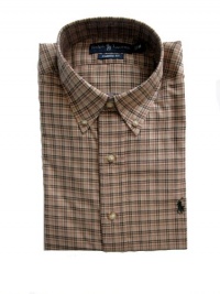 Polo Ralph Lauren Classic-fit Plaid Twill, Khaki/green, Size Medium