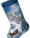 Dimensions Needlecrafts Gold Cross Stitch Sleigh Ride at Dusk Stocking