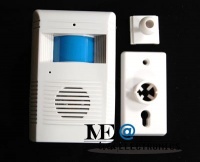 Motion Sensor Wireless Entry Alarm with Door Bell Chime