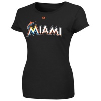 Maimi Marlins Black Wordmark T-shirt