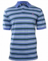 Polo Golf Ralph Lauren Men's Pro Fit Striped Polo (XX-Large, Blue) [Apparel]