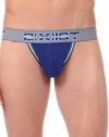 2xist - 36122 - Athletic No-Show/Rise Jock Strap with Contour Pouch-Navy Blue-Extra Large