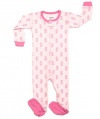 Leveret Footed Ballerina Shoes Pajama Sleeper 100% Cotton (Size 6M-5T) **June 2013*