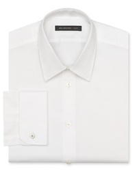 A handsome shirt from John Varvatos USA grounds your collection of sharp button-downs, perfect for the office and whatever you're doing after the whistle blows. Crafted in fine cotton with a bit of texture.