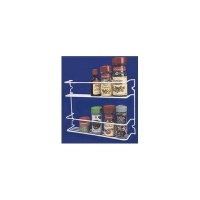 Grayline 40504, Two Shelf Spice Rack, White