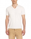 John Varvatos Men's Star USA Short Sleeve V-Neck Tee, Salt, XX-Large