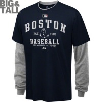 Boston Red Sox Big & Tall Long Sleeve T-Shirt