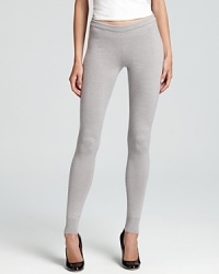 The quintessential wardrobe essential infused with luxury, these cashmere leggings from Donna Karan New York are the ultimate must-have for the cool weather season.