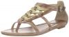 FRYE Women's Madison Huarache Thong Sandal,Gold Multi,9.5 M US