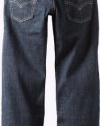 Levi's Boys 8-20 550 Relaxed Fit Slim Jean, Coal Miner, 9 Slim