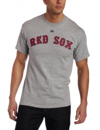 MLB Boston Red Sox Official Wordmark Short Sleeve Basic Tee Men's