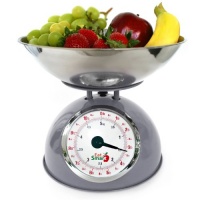 EatSmart Precision Retro Mechanical Kitchen Scale, Silver