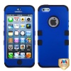 MYBAT IPHONE5HPCTUFFSO005NP Premium TUFF Case for iPhone 5 - 1 Pack - Retail Packaging - Titanium Dark Blue/Black