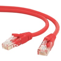 Mediabridge - Red RJ45 Computer Networking Cat5e Ethernet Patch Cable -15 Feet