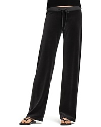 Juicy Couture's signature velour pants are perfect for lounging on the weekends.