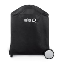 Weber 6552 Premium Grill Cover, Fits Weber Q, Q-200, and Q-220 with Cart