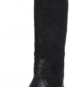 DV by Dolce Vita Women's Lilli Knee-High Boot,Black Suede,7.5 M US