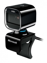 Microsoft LifeCam HD-6000 720p HD Webcam for Notebooks - Black