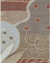 Area Rug 8x11 Rectangle Contemporary Moss Color - Surya Artist Studio Rug from RugPal