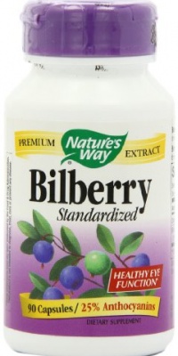 Nature's Way Bilberry, 90 Capsules