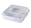 Nordic Ware Square Cake Pan with Lid, 9 Inch