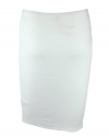 B44 Core Bailey 44 Womens White Pegged Fitted Knee Length Skirt XS