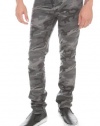 RUDE Grey Camo Skinny Fit Jeans