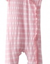 Splendid Littles Baby-Girls Newborn Mediterranean Stripe Romper, Pink Ribbon, 3-6 Months