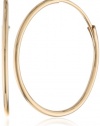 Klassics 10k Gold Endless Hoop Earrings, (0.55 Diameter)